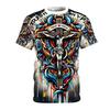 Golden Cross Print Jesus T Shirts For Men Easter Festival Street Short Sleeve T-shirt Cool 3d Effect Best Gift Fashion Tee Top