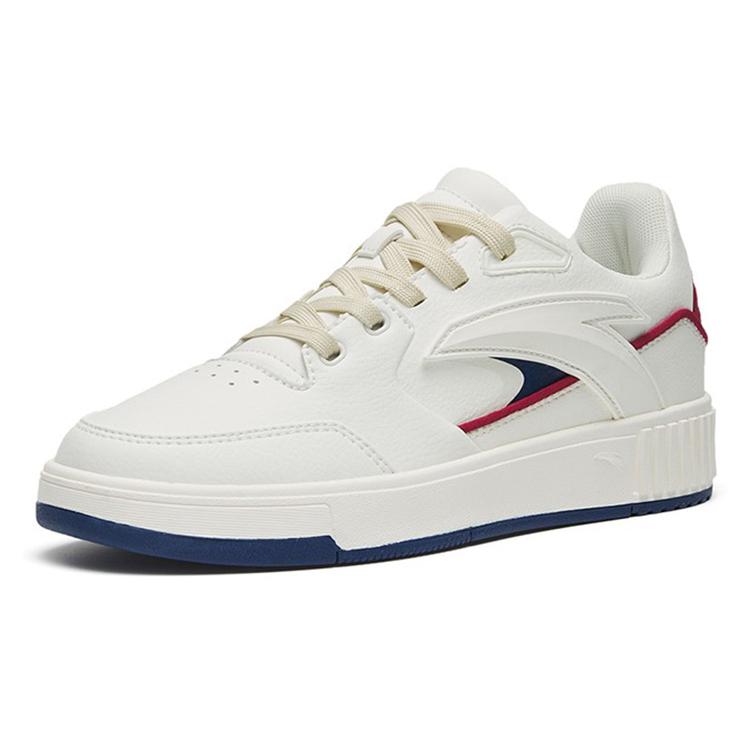 Anta 982 Platform Low Top Skateboard Shoes Women's White Blue Red 122248066-6