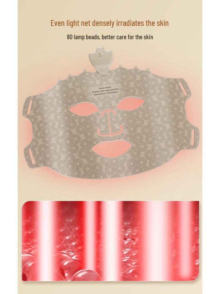 Siebenfarbige LED-Photon-Gesichtsverjüngungsmaske - Für den Heimgebrauch