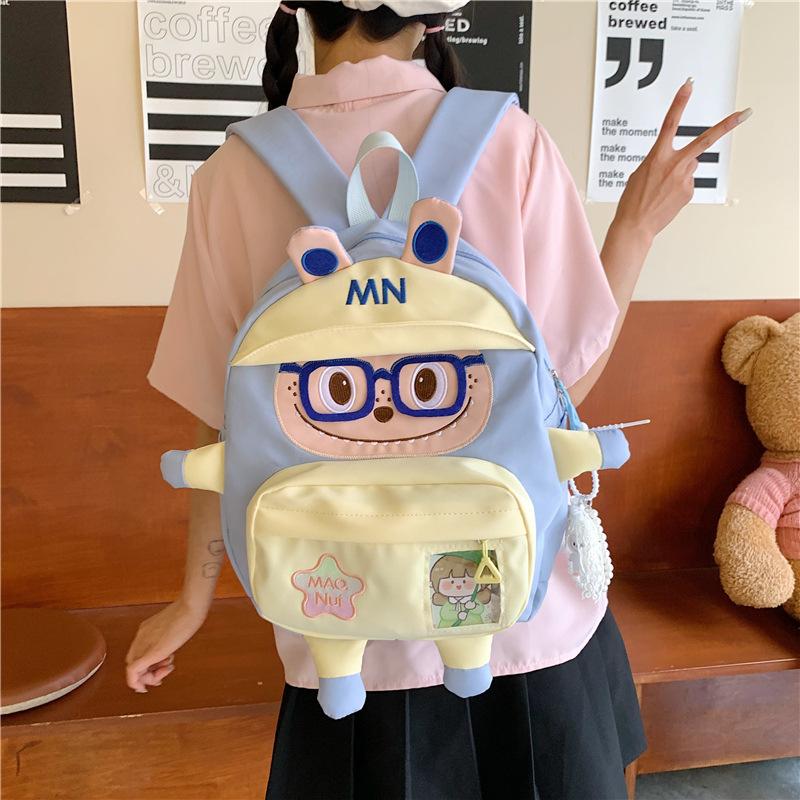 Large Capacity Primary School Schoolbag Cartoon Animation Cute Doll Boys And Girls Backpack Children'S Backpack