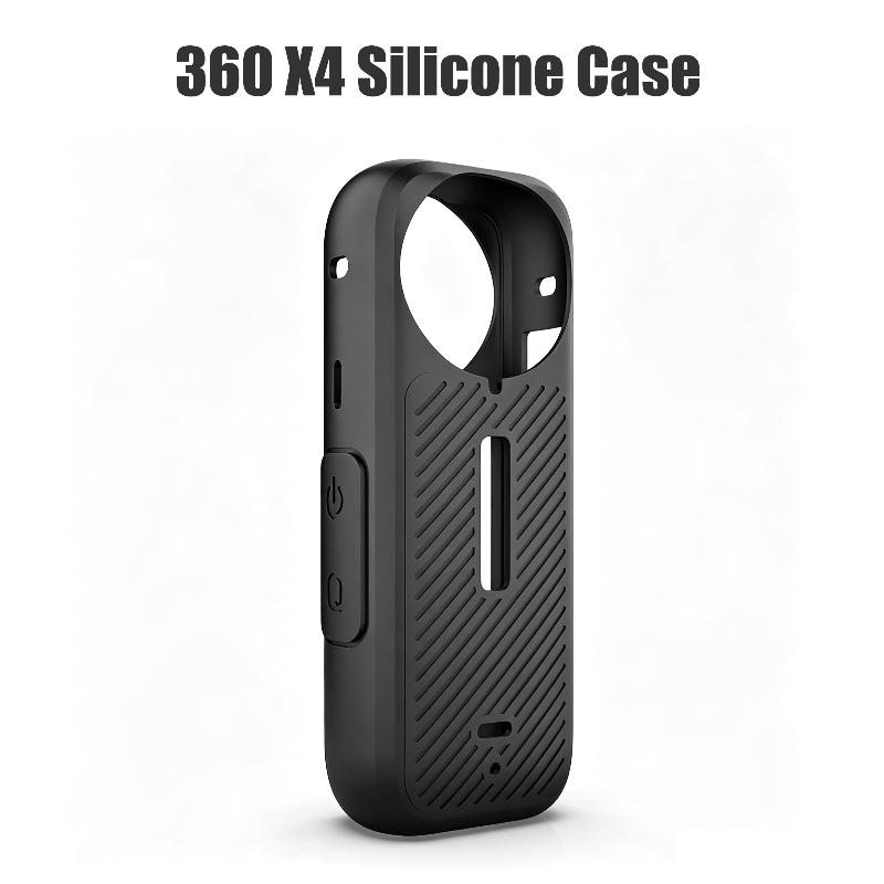 Silicone Lens Cover For Insta360 X5 X4 X4Air Protector Cap Accessories Insta 360 X4 Camera Anti-Dust Anti-Scratch Lens