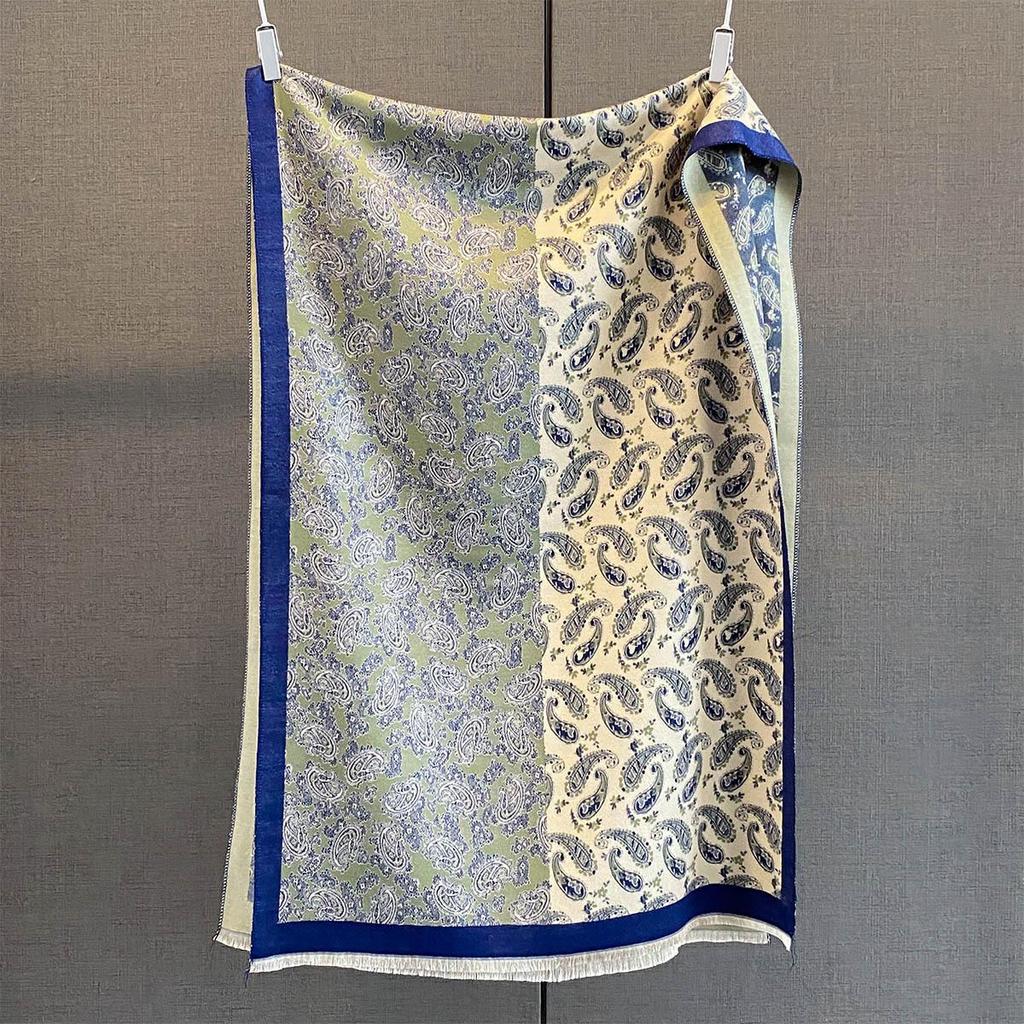 Autumn/Winter Paisley Print Cashmere-Like Scarf: Stylish, Versatile, Warm, Casual Snood