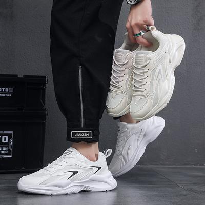 Neue Mode Herren Vier Jahreszeiten Bequeme Dicke Sohle Schuhe Studenten Jungen Trendige Weiche Sohle Atmungsaktive Lässige Lauf-Sneaker