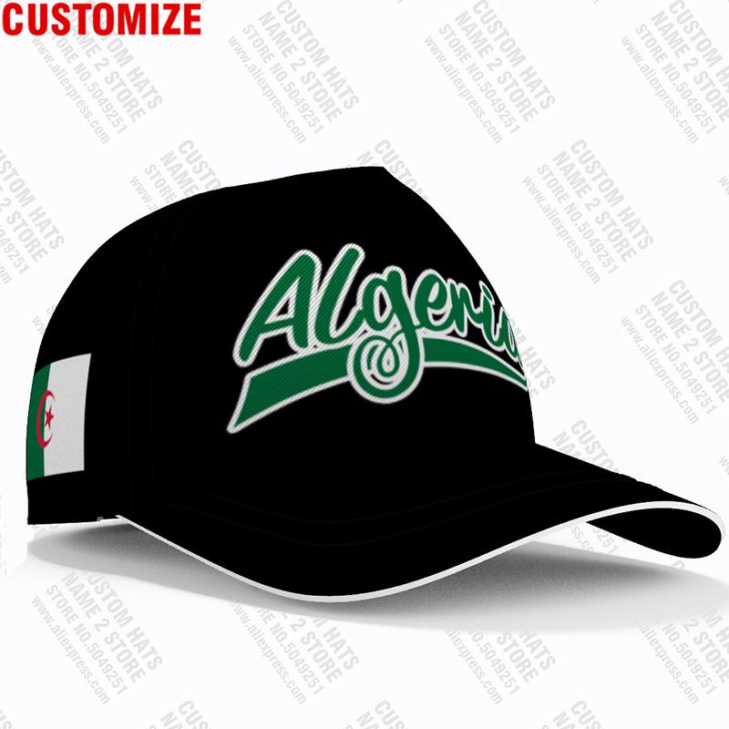 Algeria Baseball Cap Free Custom Name Number Dza Hat Islam Logo Arabic Algerie Arab Text Alger Travel Flag Algier Po Headgear