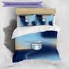 Lazio FC Printed 3PCS Bedding Set Breathable Duvet Cover with Pillowcases Decorative Bed Linen for Bedroom Home