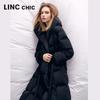 Jinyujie Women's Hooded Long 90% Duck Down Winter Puffer Jacket