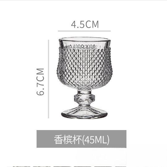

Винтажная резная стеклянная рюмка для байцзю, маленькая резная рюмка, одна или две рюмки для вина, саке, красного вина, домашняя 1pc