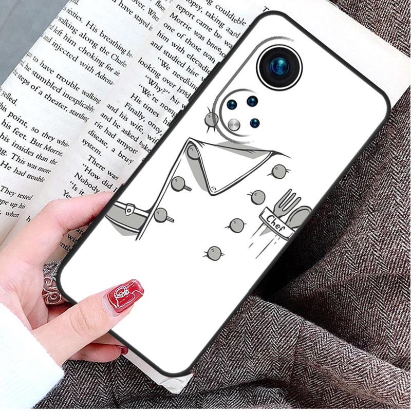 Baking Cook Chef Case For Honor Magic 5 6 7 8 Pro Honor Win RT X9d X9c X9b X9a X8c X8b 50 70 90 400 200 Lite