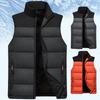 Men's Warm Thickened Vest Vest Casual Down Cotton Middle-aged Men's Vest