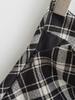Spring Aristocratic Tartan Plaid Skirt with Safety Shorts - Retro British Style, Bowknot Accent, Hip-Hugging, Versatile Women's Short Skirt.
