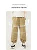 2025 Kids' Fleece-Lined Softshell Ski Pants: Windproof, Waterproof, Elastic Cuffs, Thick, Autumn/Winter Casual, Trendy.