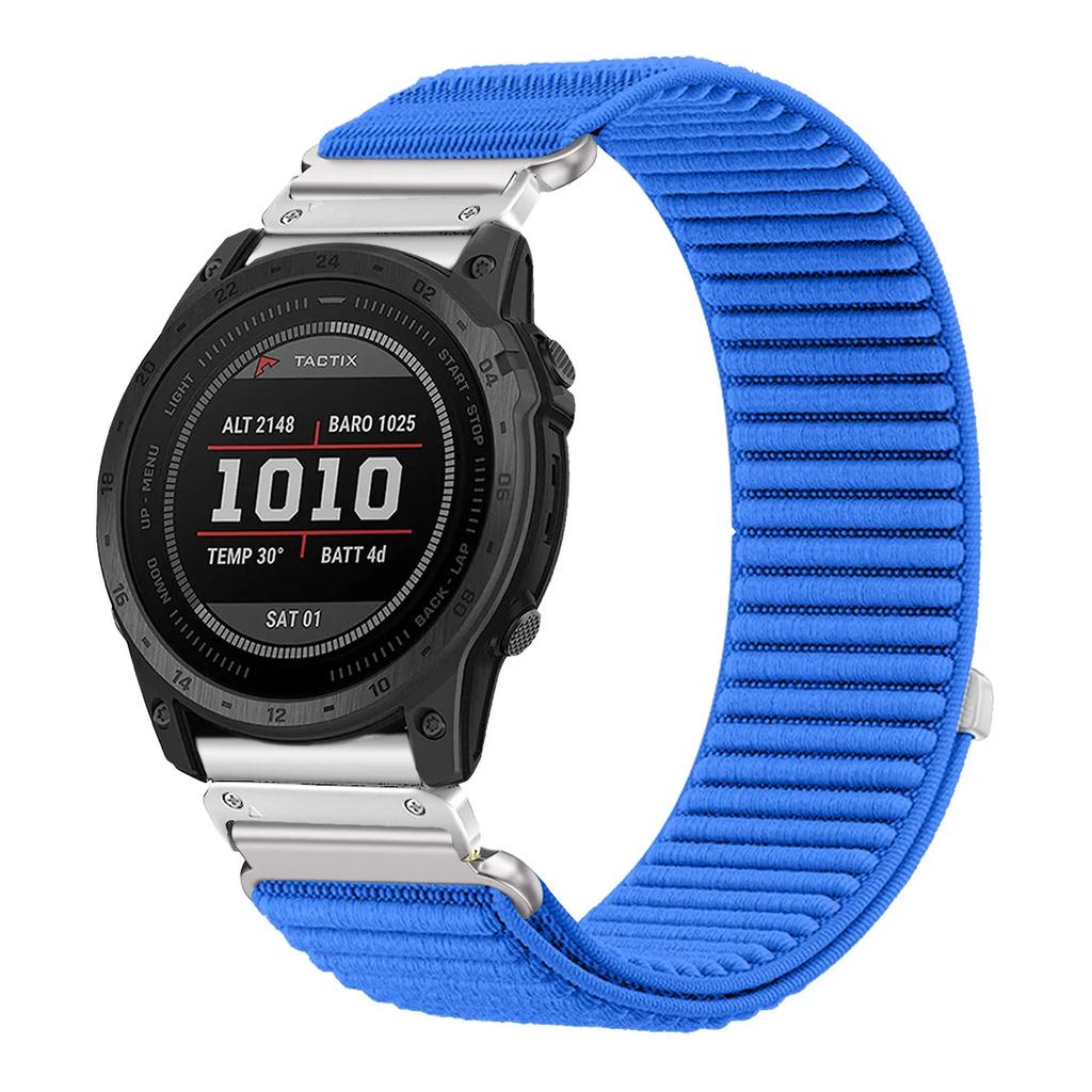 22mm 26mm Nylon Loop Band For Garmin Fenix E 8 47MM 51mm 7X 7 6X 6 Pro 5X 5 Plus Band Quickfit Smartwatch Accessories Correa