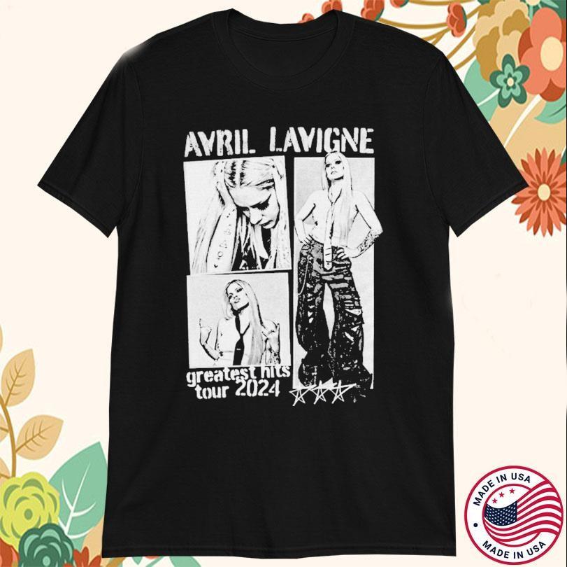 Avril Lavigne Greatest Hits Tour 2024 T-shirt Size S-4XL