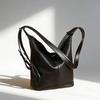 Shoulder Bag, New Genuine Leather Bucket Bag, Simple and Fashionable Bag, Women's Commuting Temperament Shoulder Bag