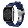 Kilim Single Tour Strap For Apple Watch Band 45mm 44mm 42mm 41mm 38mm Folding Buckle Silicone Bracelet iWatch Ultra 2 49mm