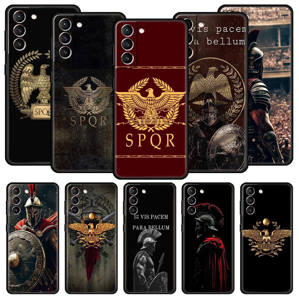 Roman Empire Emblem Phone Case For Samsung Galaxy S25 Edge S24 S23 S22 S20 Ultra S21 FE 5G S10 Plus Soft TPU Cover
