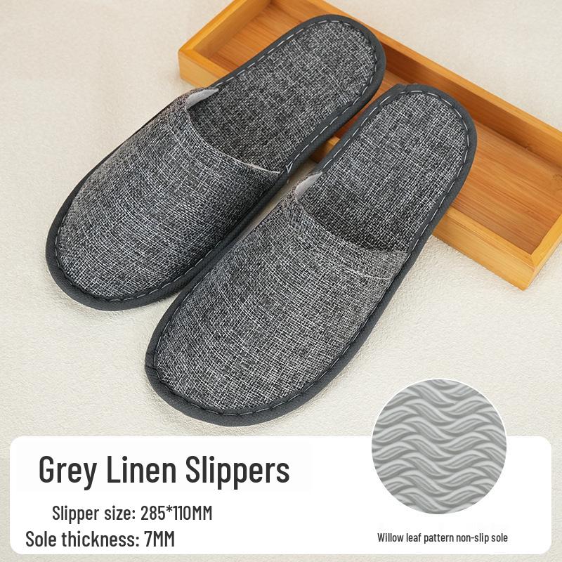 Plush Winter Non-Slip Disposable Slippers for Hotels & Homestays