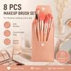 8 brochas de maquillaje suaves y esponjosas para base, rubor, polvos, sombras de ojos, difuminado, herramientas de belleza