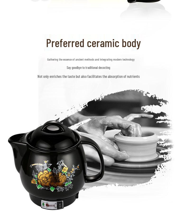 Siyang Jinhua A Electric Ceramic Medicine Kettle 3-5L - Automatic Boiling and Decoction