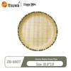 Wuhe Melamine Bamboo Weave Round Plate
