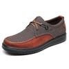 Fashion New Trademark Size 38-48 Upscale Men Casual Shoes Fashion Leather Shoes for Men Spring Autumn Men'S Flat Shoes Driving Sneakers