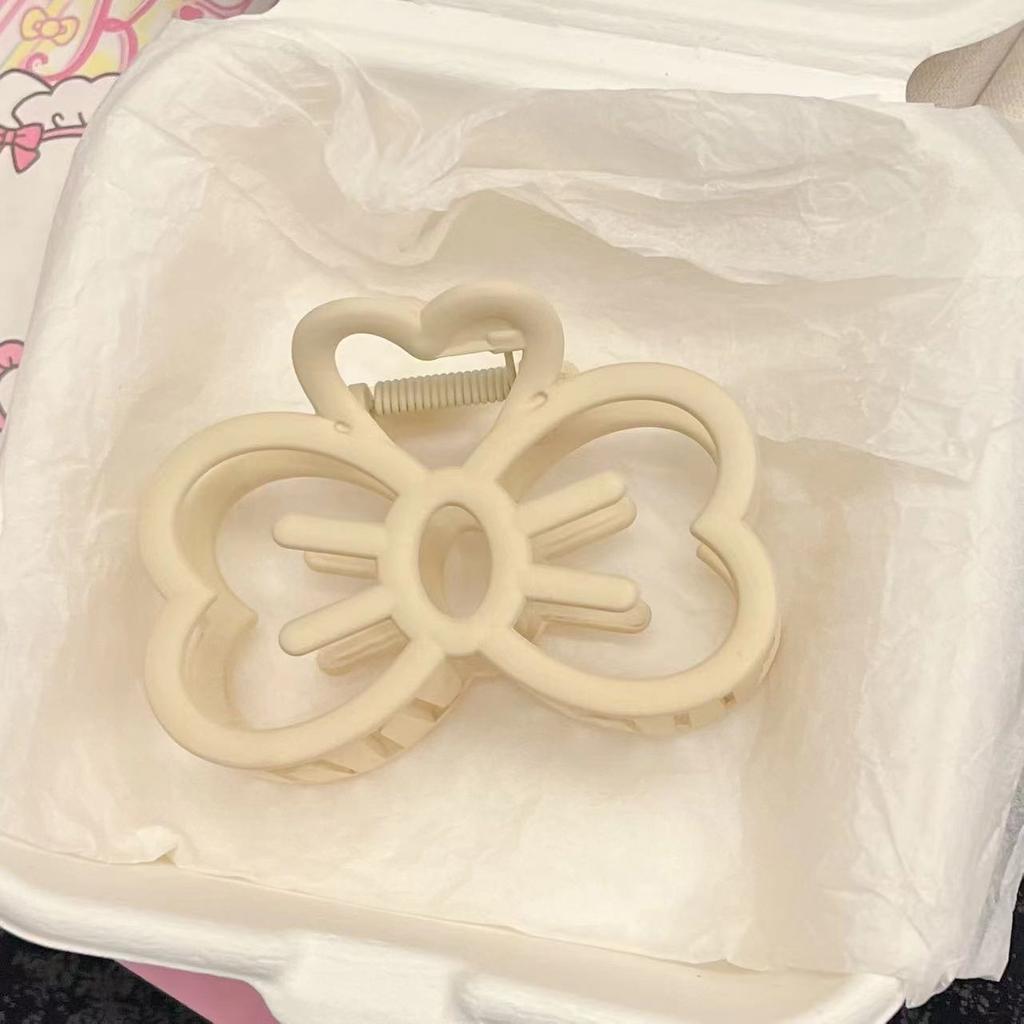 Cute And Sweet Hairpin With Bow On The Back Of The Head Shark Clip Hairpin Headdress For Women