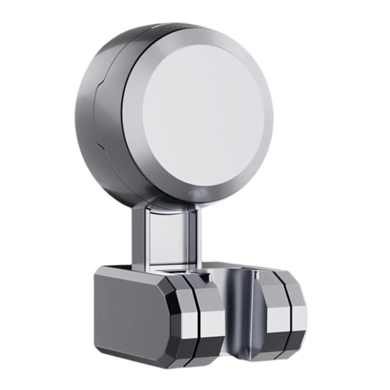 

Portable Sturdy ABS Suction Shower Sprayer Holders Bathroom Accessory for Easy Installation in Bathroom Setting серый