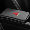 Car Armrest Box Mats Leather Center Console Covers Interior Accessories For Mitsubishi Pajero Outlander XL Montero Lancer Triton L200 Galant