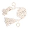 Hanging Stuffed Animal Storage Chain Space Saving Wall Toy Storage Decor with Clips and Hooks for Children S Room