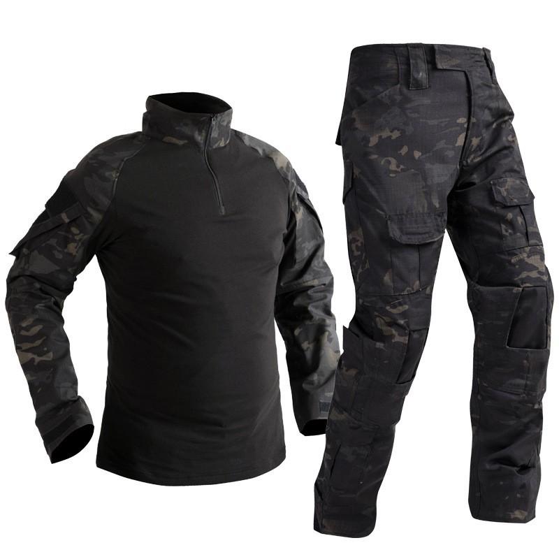 

Outdoor Camouflage Suit Wear-resistant CP Frog Slim Military Fan Training Top XXL pants 40