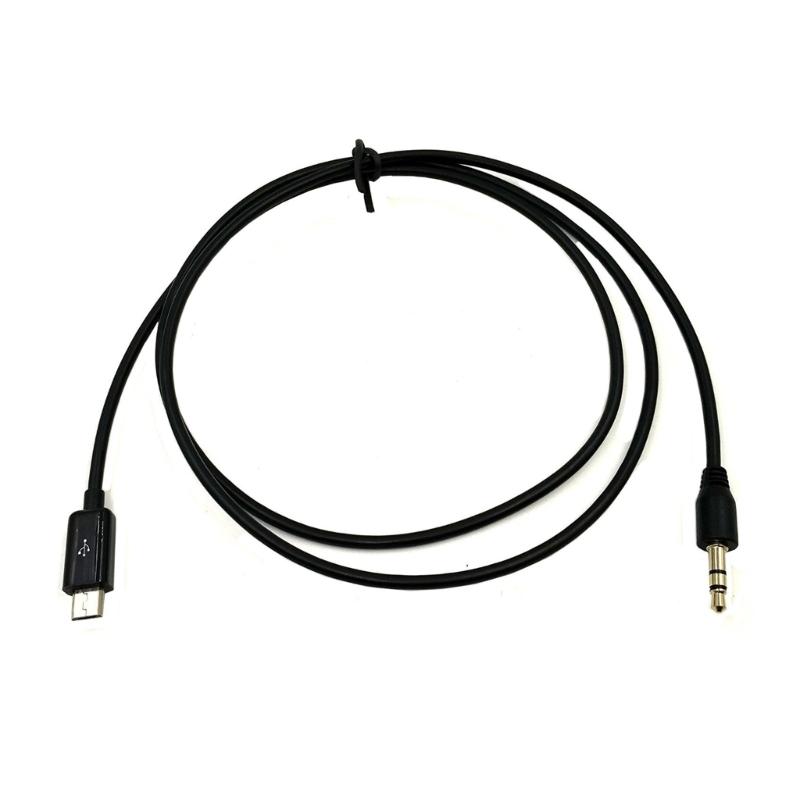 Micros USB To 3.5mm Audios Output Cable Male To Male Car Auxs Extension Cord for S4i9500 I9600 NOTE2 N7100 NOTE3 Phones