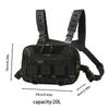 20L Fishing Chest Bag Oxford Cloth Front Rig Pouch Tacticals Bags Fishing Tool Storage Vest Backpack For Hunting Camping Pack
