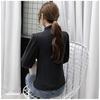 Velvet Bottoming Shirt Women's Spring Autumn Winter New Long Sleeve Solid Color Half High Neck T-shirt
