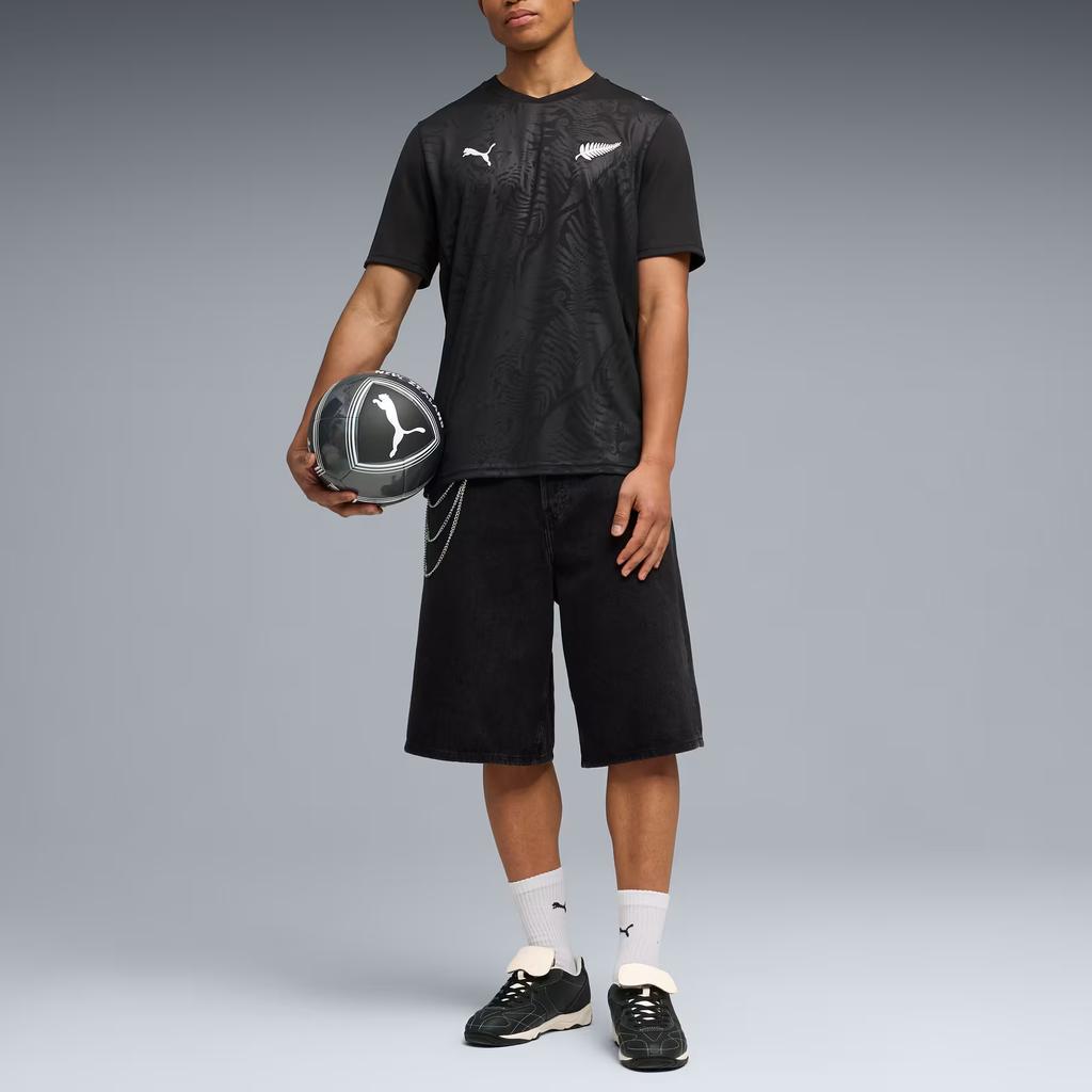 Puma New Zealand Home Kit Men Puma Black-Puma Silver Men Tops 783262-01