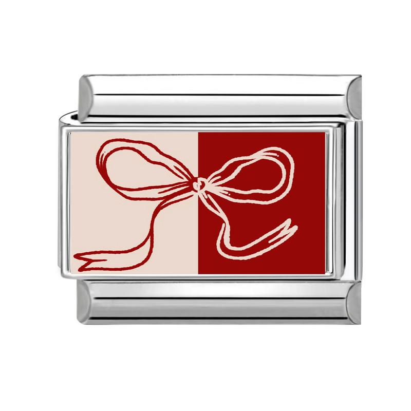 Modisches Personalisierbares DIY Rote Farbe Italienisches Charm-Armband Blume Katze Auto Herz Ziffer 9 Perle 9mm Armband Edelstahl Schmuck