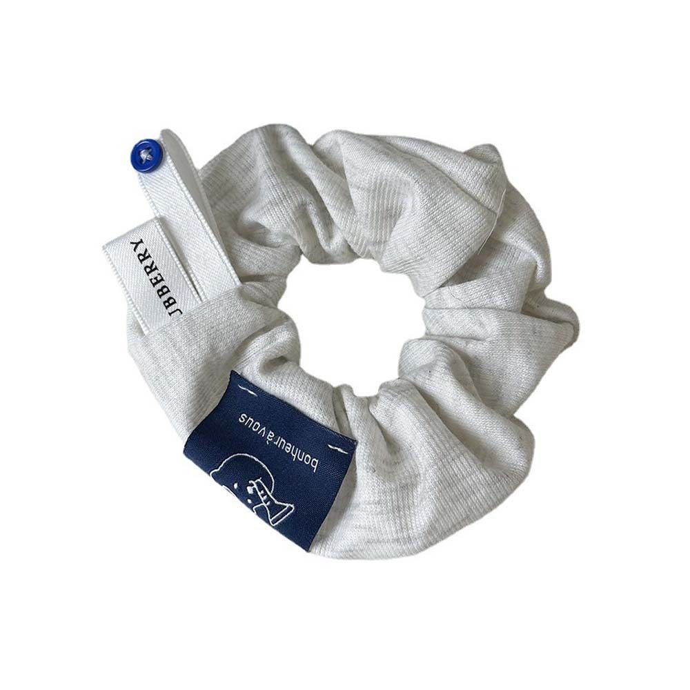 

Мультяшные резинки для волос в виде толстой кишки из ткани в корейском стиле для леди синий