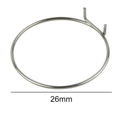 1g pružina západky 1ks 20mm/26mm černý kov vysoké kvality