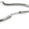 Excellent TIFFANY&Co. Pierce Elsa Peretti Open Heart Hoop Silver AG925 Women Used