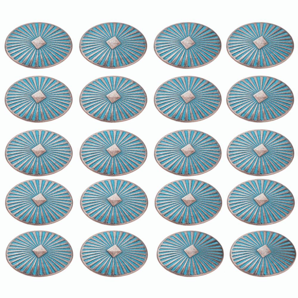 20pcs Round Shape Vintage Buttons Single Hole Decorative Sewing Buttons For Coat