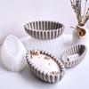 S/M/L Wavy Edge Tray Mold Striped Design Storage Bowl Mold New Flower Pot Mold  Soap Making