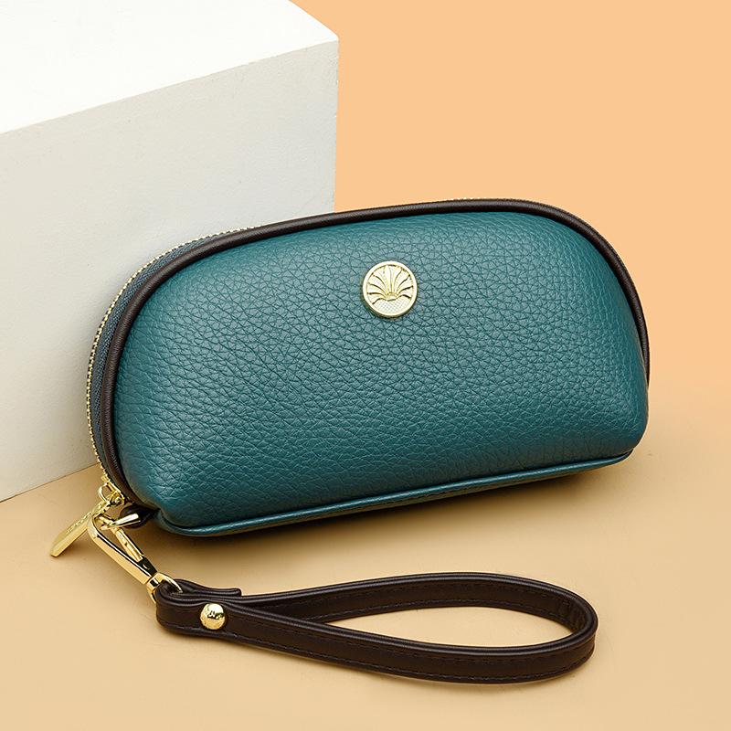 Neue Handy-Tasche für Damen im Sommer  All-Match Clutch-Tasche  Modisches Litschi-Muster Münzbörse  Tasche für Mütter mittleren Alters