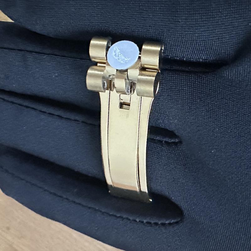 Vervangende Rolex Oyster Perpetual Armband Sluiting voor Heren- & Dameshorloges - Roestvrij Staal Vouwsluiting, 16mm.