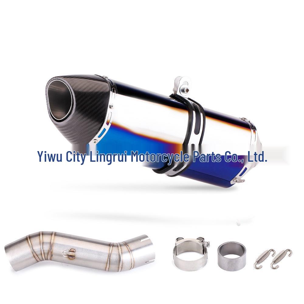 Flame Motorcycle Exhaust Pipe for CBR500F, CBR500X, CBR400F - Modified Middle