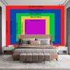 2D Spooky Skeleton Tapestry for Halloween Scary Skull Breaking Wall Hanging for Living Room Bedroom