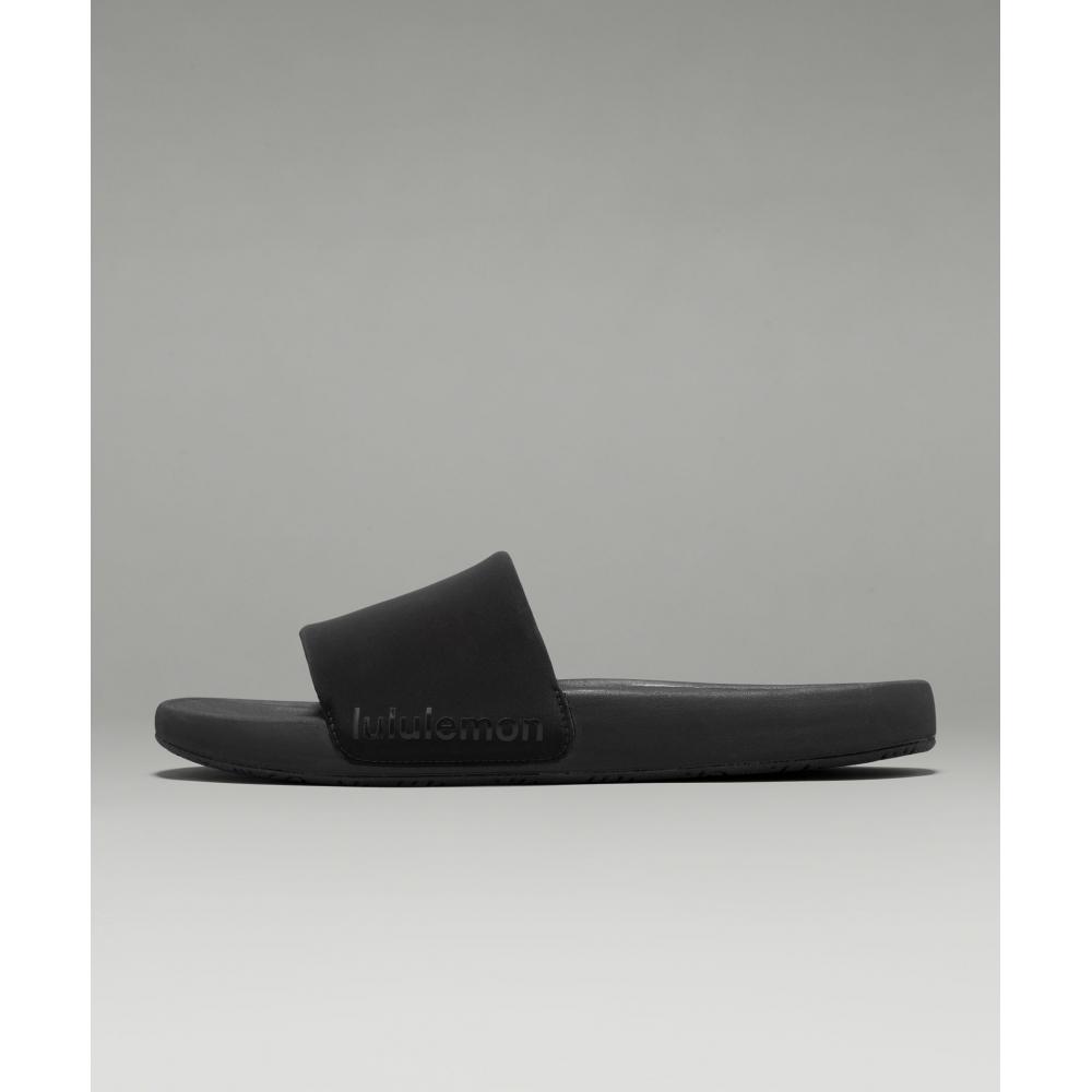 Lululemon Men S reStfeel Slide Black Graphite Grey