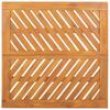 Garden Dining Set 5 pcs Brown Solid Acacia Wood