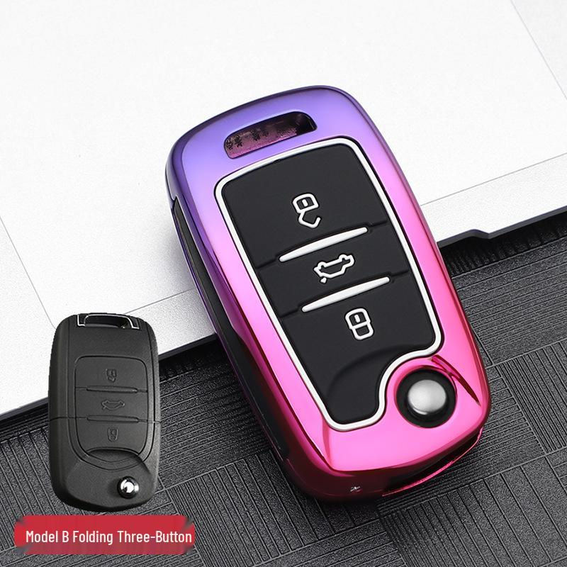 2020 Wuling Victory Key Case: Smart Remote Metal Cover with Full Wrap Protection and Buckle