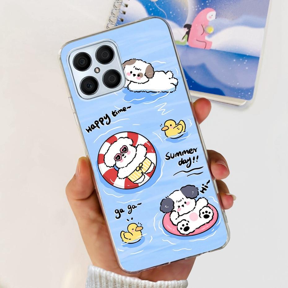 Lovely Printing Case For Honor X8 TFY-LX1 TFY-LX2 TFY-LX3 Soft Silicone TPU Back Cover For HonorX8 X 8 4G Phone Cases