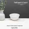 A5 White Melamine High-Temperature-Resistant Noodle and Soup Bowl, Ramen Bowl, Rice Noodle Roll Plate, Vegetable Plate.