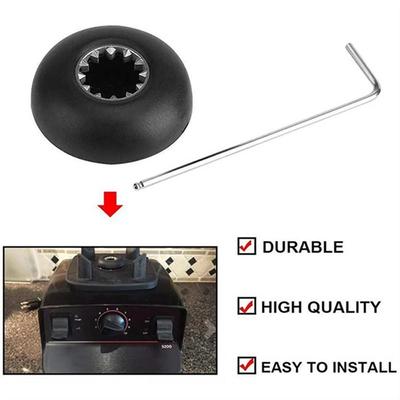 1Set Pilzkopf-Anschluss-Mixer-Antriebsbuchse Schwarz mit Schraubenschlüssel-Schraube Mixer-Ersatzteile für Vitamix Mixer Universal